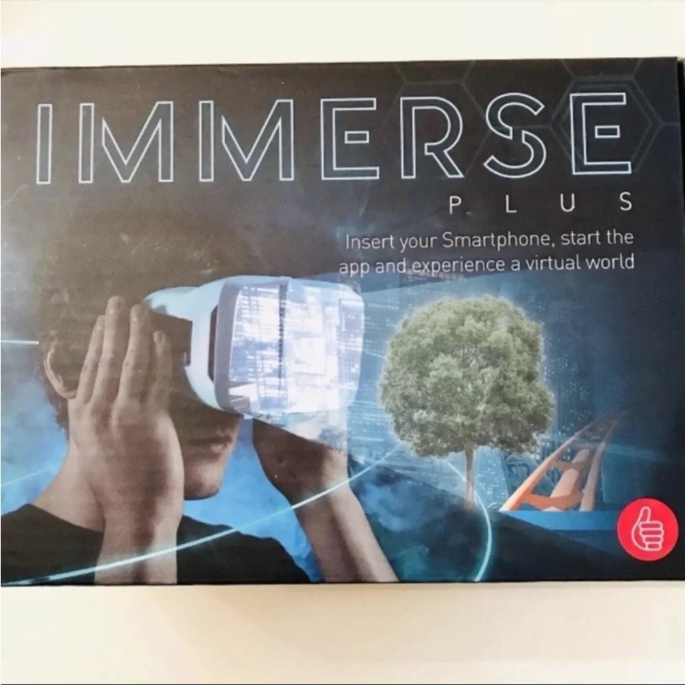 Immerse Plus Virtual Reality Headset By Thumbs Up UK Fits 4-6in Smart Phones